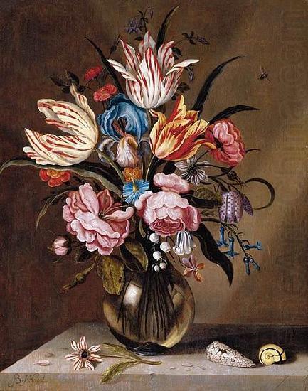 Abraham Bosschaert Flowers in a Glass Vase china oil painting image